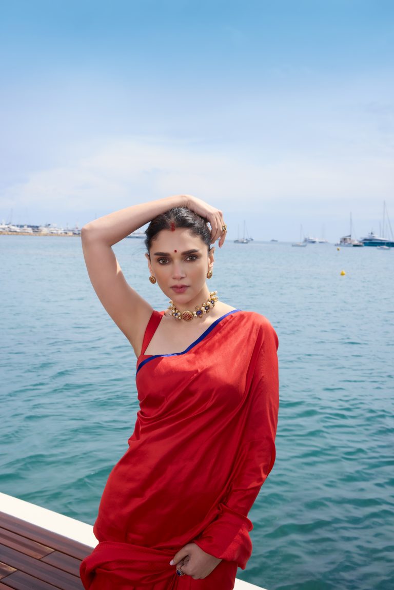 Aditi Rao Hydari Wows at Cannes 2025 in Raw Mango’s Regal Sultanah Sari
