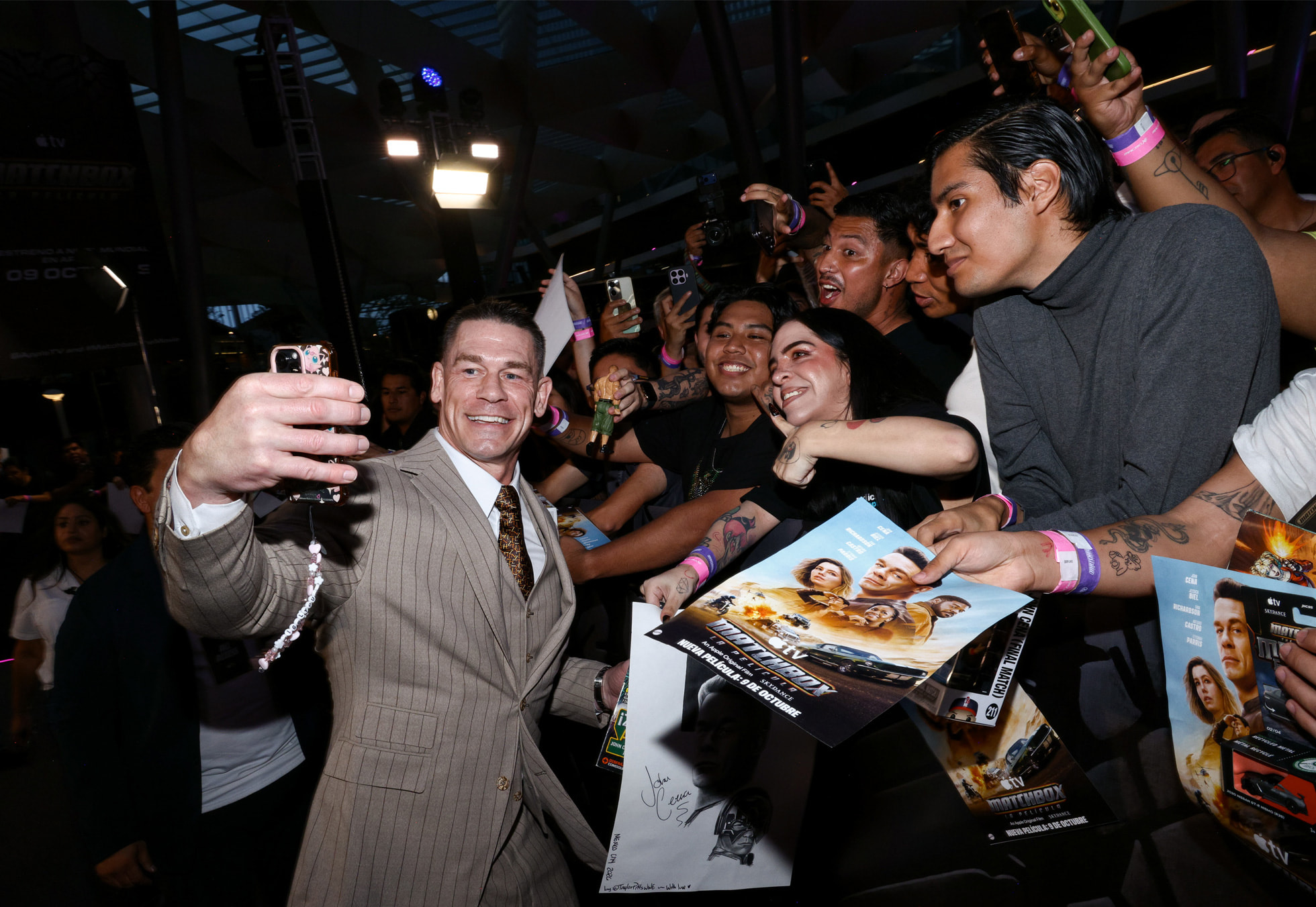 John Cena at the Matchbox The Movie screening in Mexico City