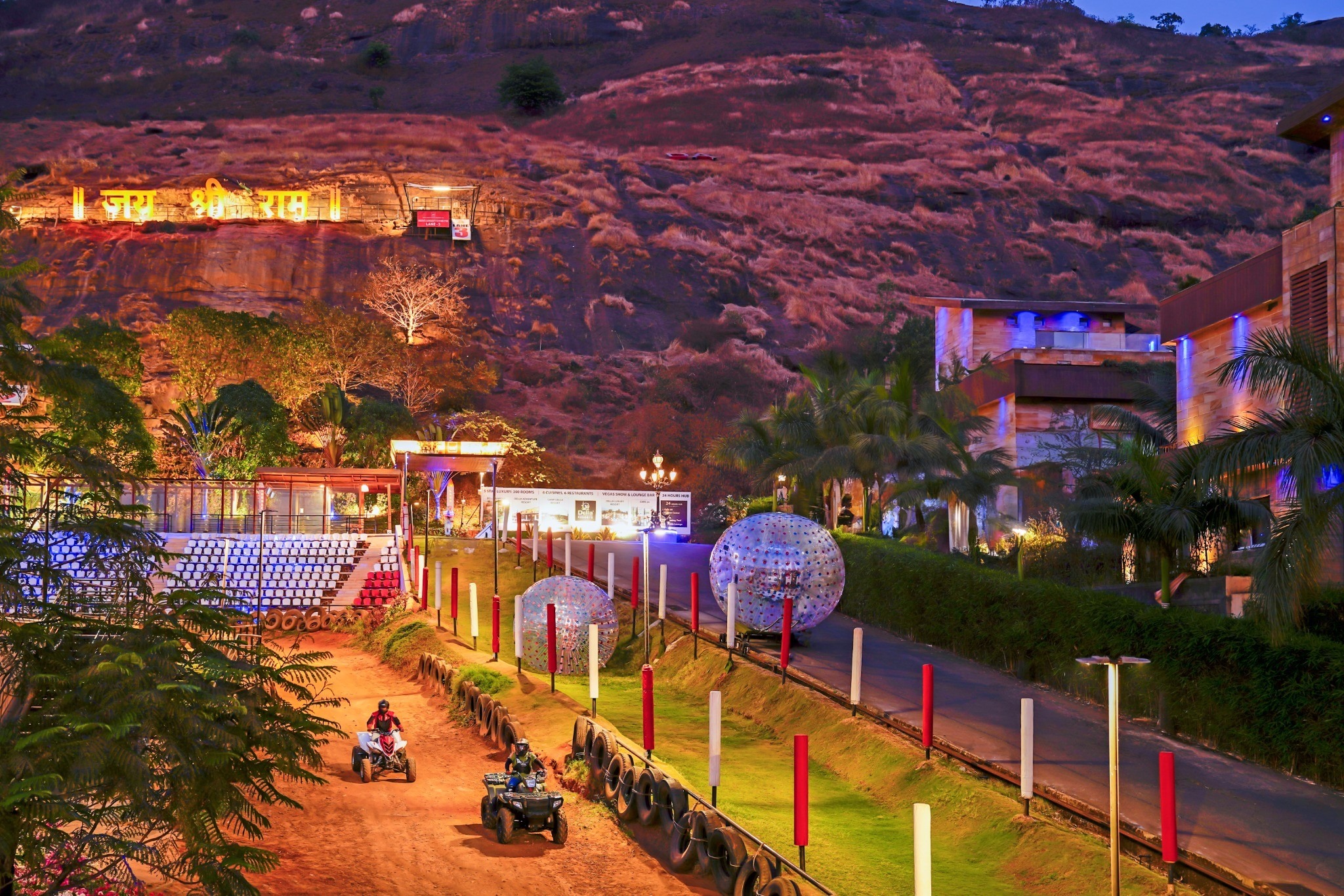Adventure activities at Della Resorts Lonavala